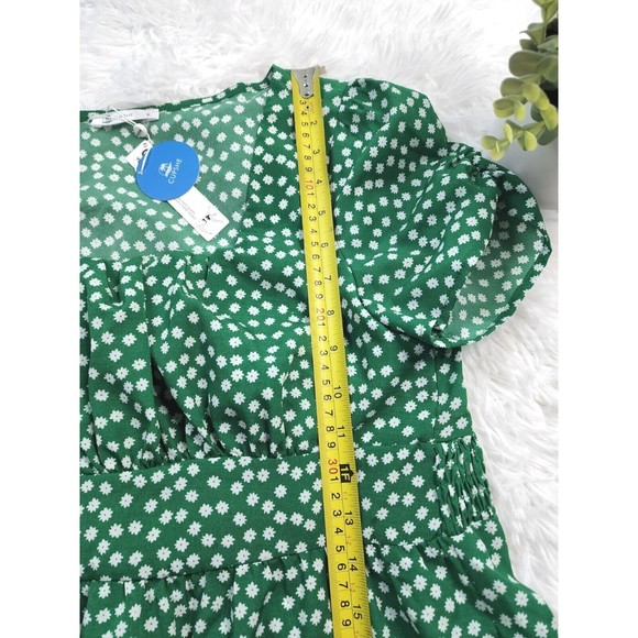[452] New CUPSHE Green Daisy Dress - Picture 2 of 8